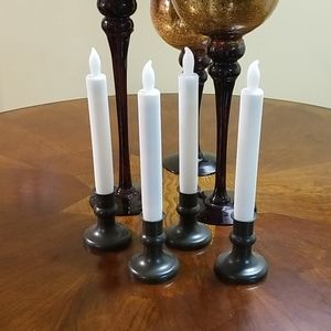 ❤Set of 4 flameless candles